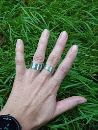 Hände einer Pferdephysiotherapeutin bei der Untersuchung eines Pferdes in Deggendorf.